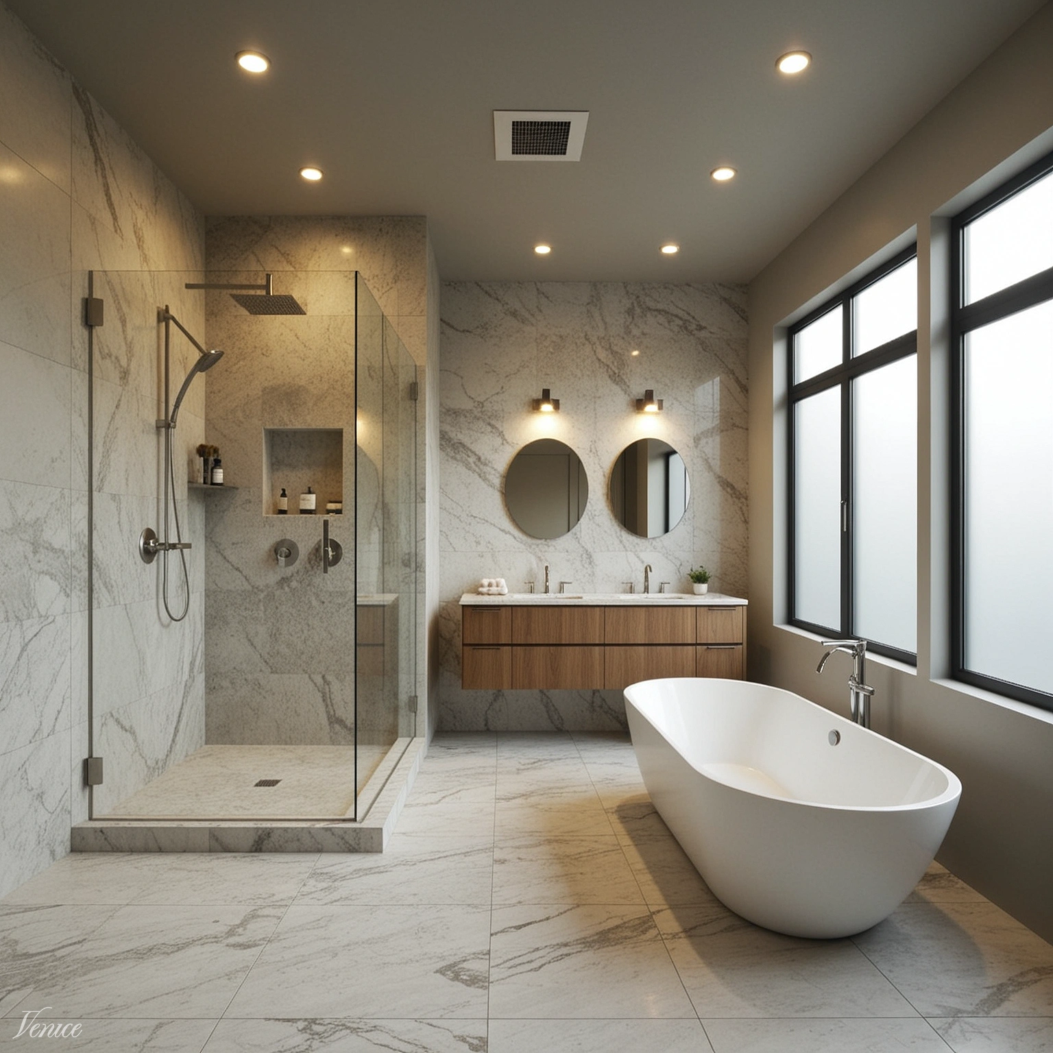 Modern bathroom renovation cost planning
