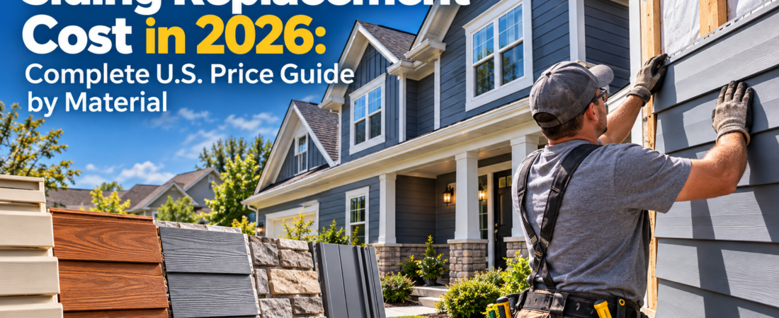 Siding Replacement Cost in 2026: Complete U.S. Price Guide by Material