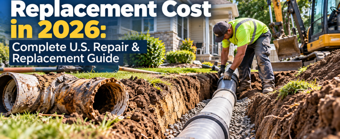 Sewer Line Replacement Cost in 2026: Complete U.S. Repair & Replacement Guide